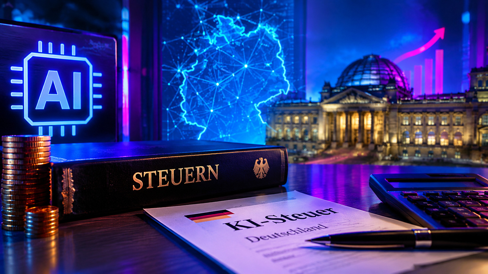 AIFactum KI-News - KI-Steuer in Deutschland Wildberger will an KI-Umsätzen verdienen, aber kann das funktionieren?