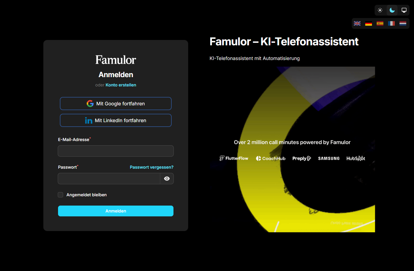 AIFactum KI-Tools Famulor – KI‑Telefonassistent & Voice‑AI‑Plattform