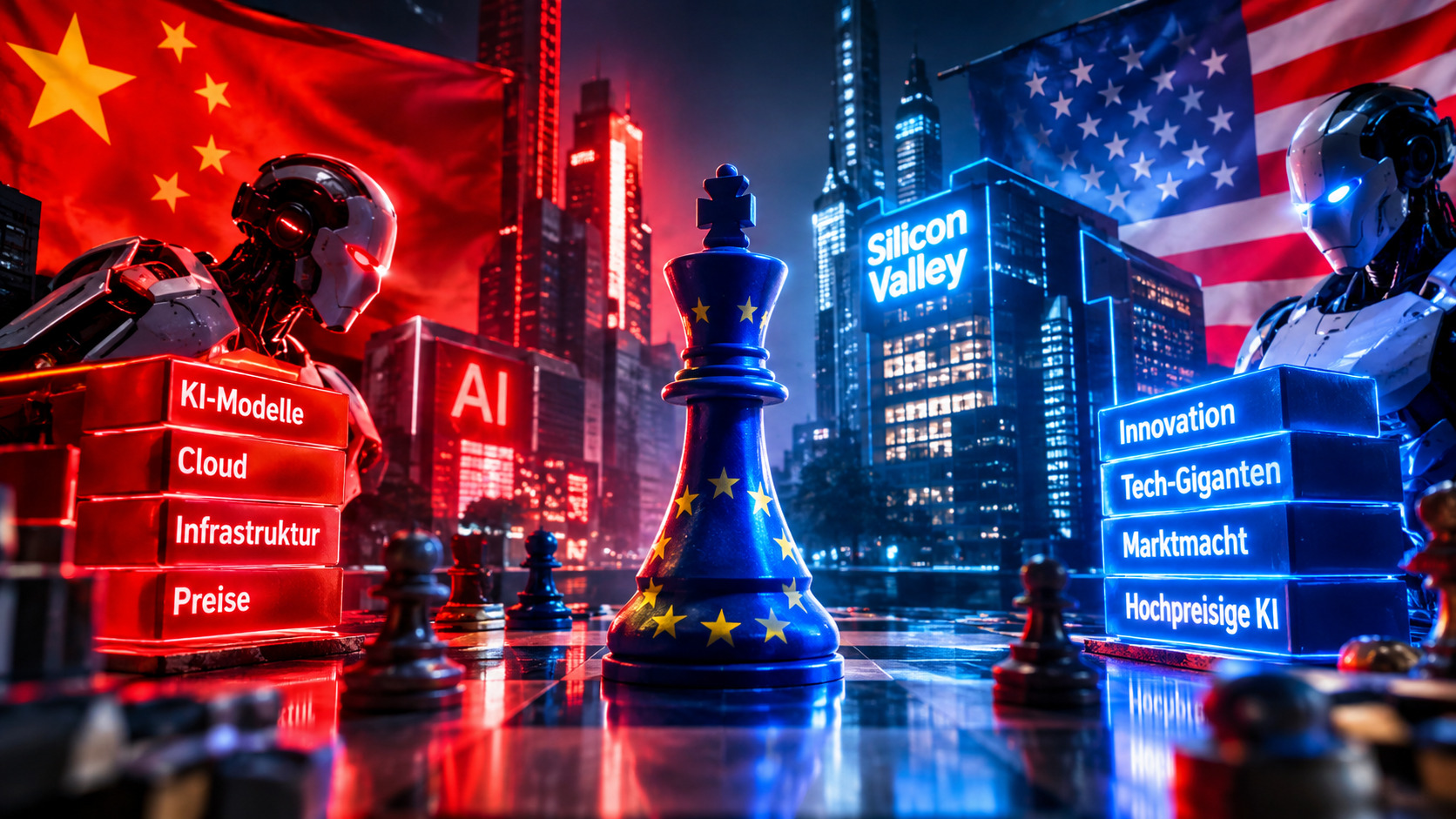 AIFactum KI-Wissen - KI-Dumping: Chinas Strategie, die Silicon Valley ins Wanken bringt