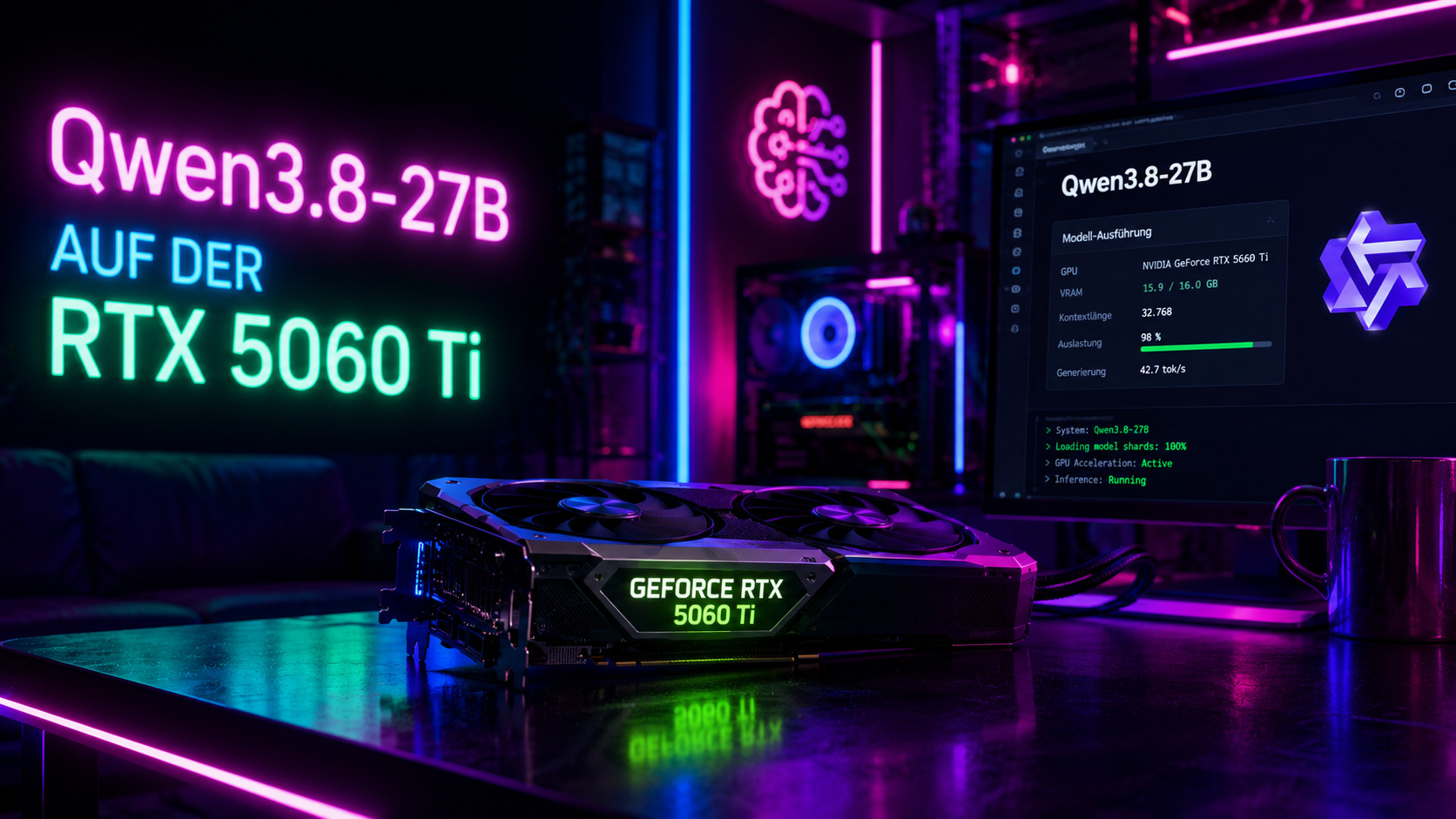 AIFactum KI-Hardware - Qwen3.8-27B auf der RTX 5060 Ti