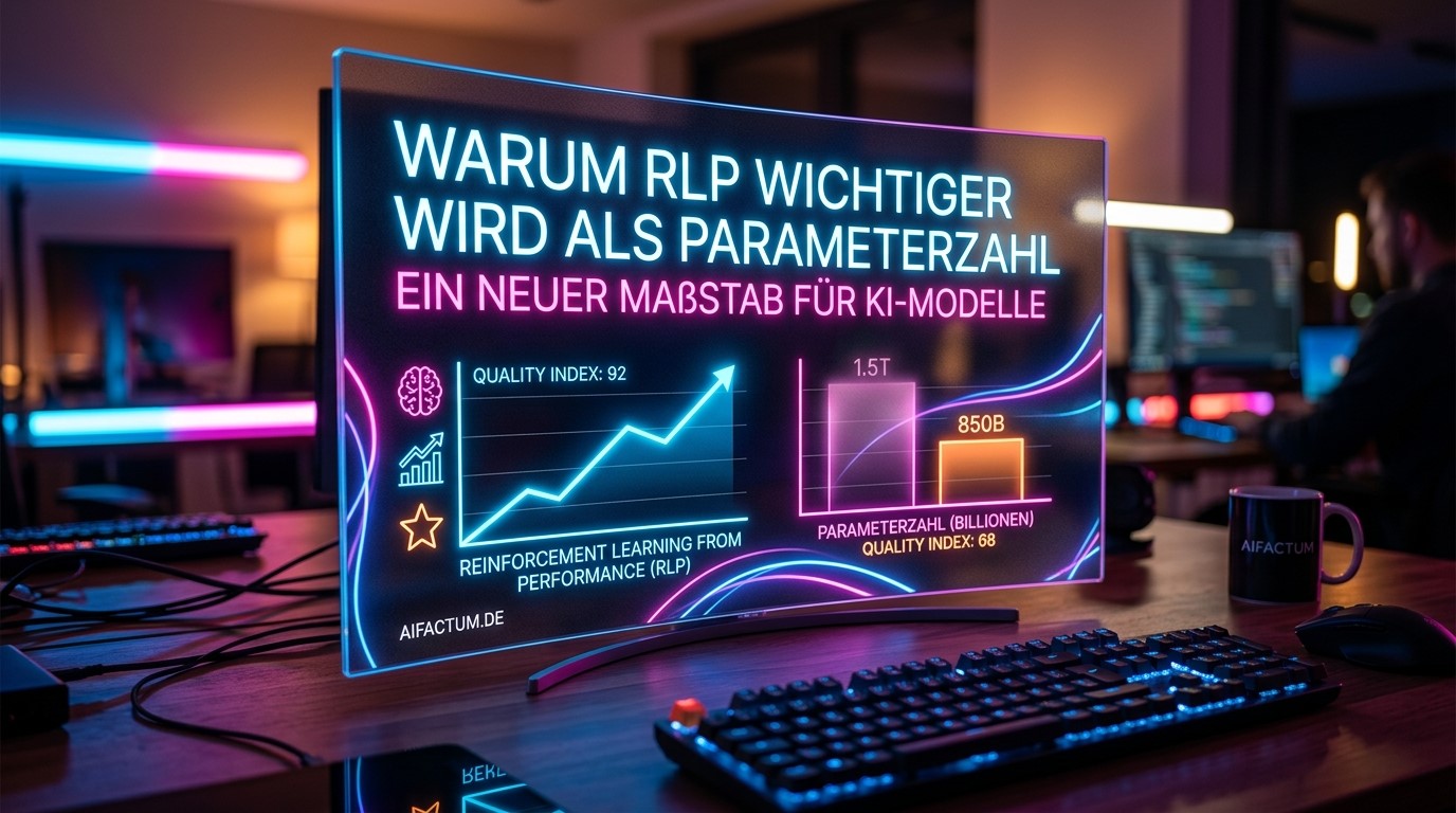 AIFactum KI-Modelle - Warum RLP wichtiger wird als Parameterzahl: Ein neuer Maßstab für KI-Modelle