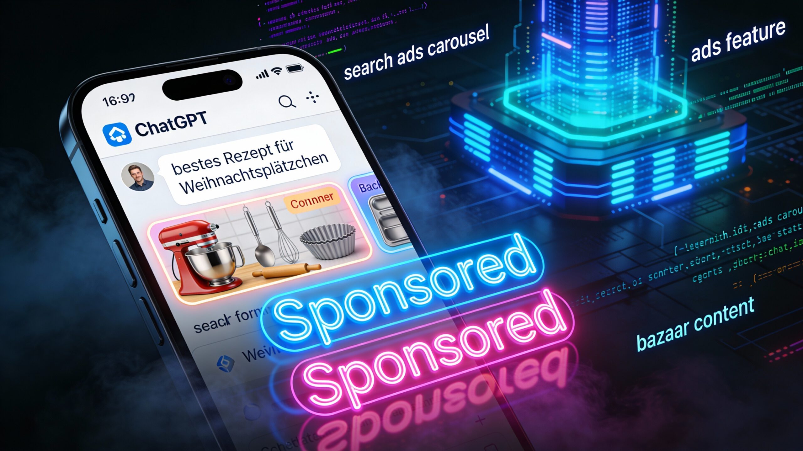 ChatGPT bald mit Werbung für Gratisnutzer