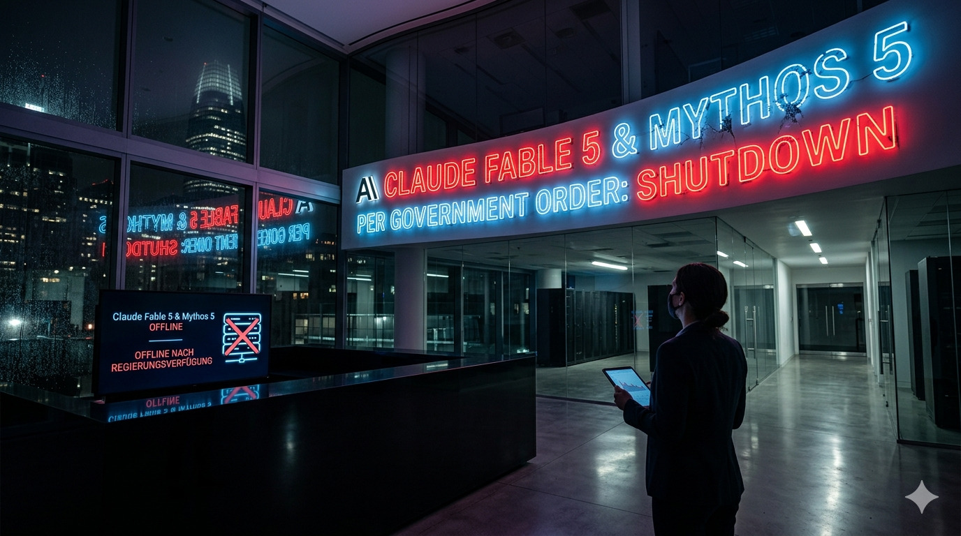 AIFactum KI-News - Regierung zwingt Anthropic zur Abschaltung von Claude Fable 5 und Mythos