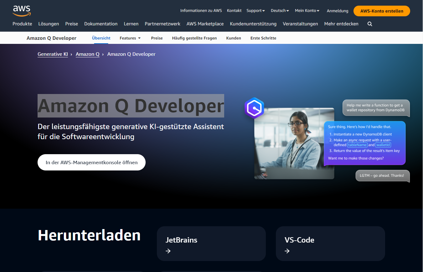 AIFactum KI-Tools Amazon Q Developer