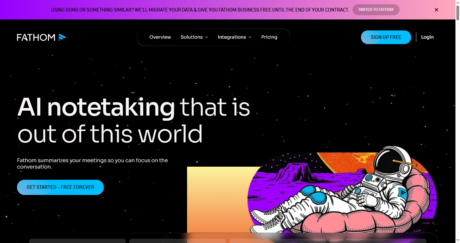 AIFactum KI-Tools - Fathom Der intelligente KI-Meeting-Assistent