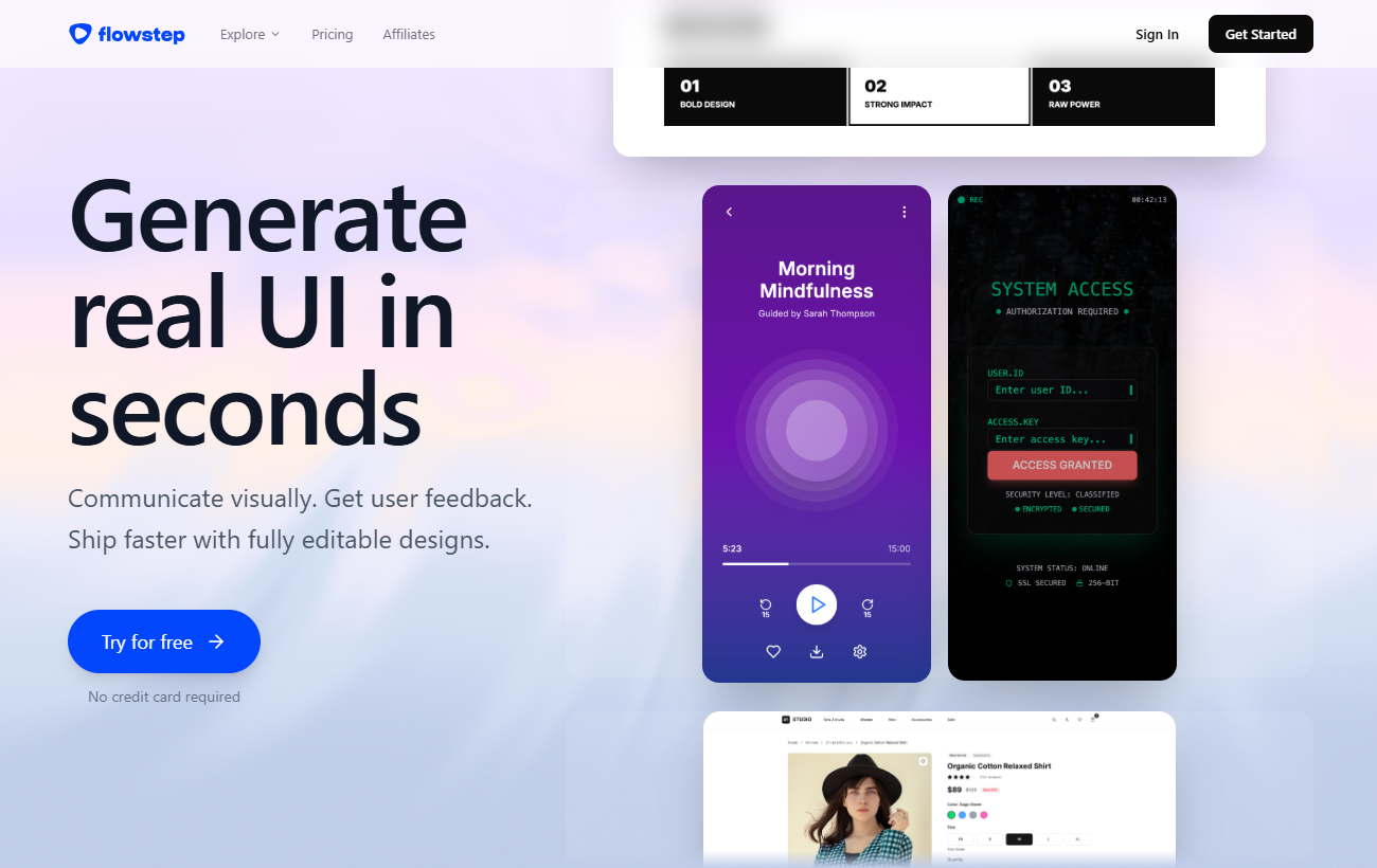 AIFactum KI-Tools - Flowstep AI für UX Design und User Flow