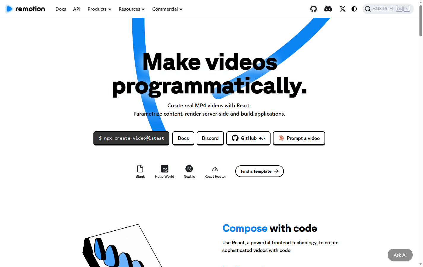 AIFactum KI-Tools - Remotion Videos programmieren statt schneiden mit React