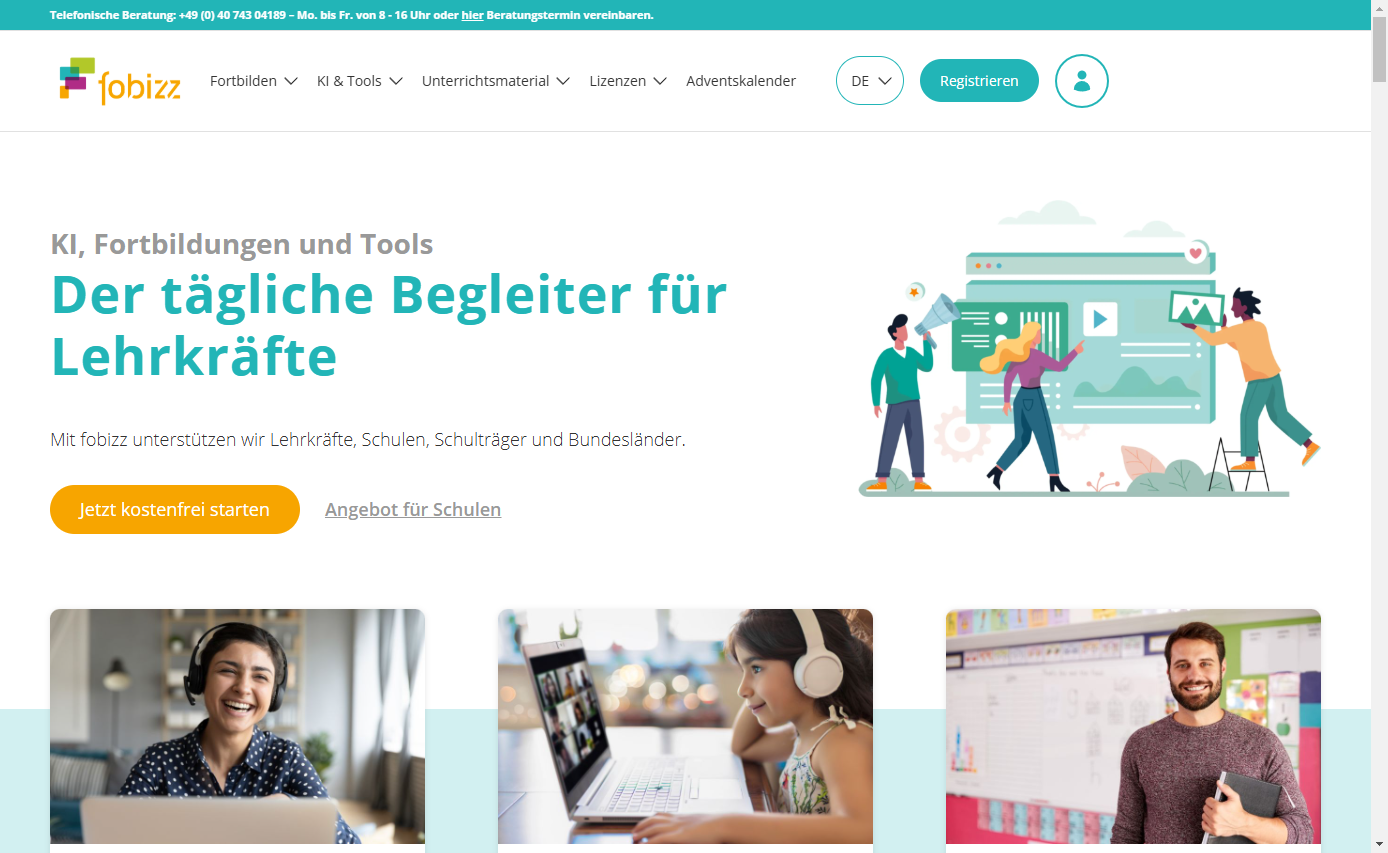 AIFactum KI-Tools für Bildung fobizz