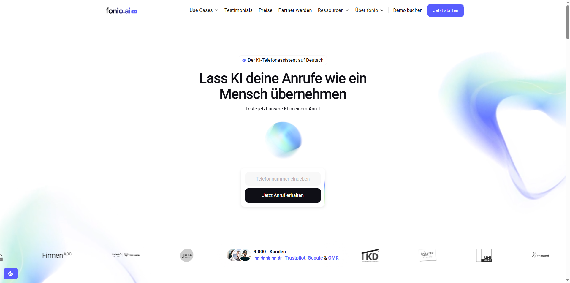 AIFactom KI-Tools KI-Telefonassistent Fonio.ai Der Smarte KI-basierte Telefonassistenz