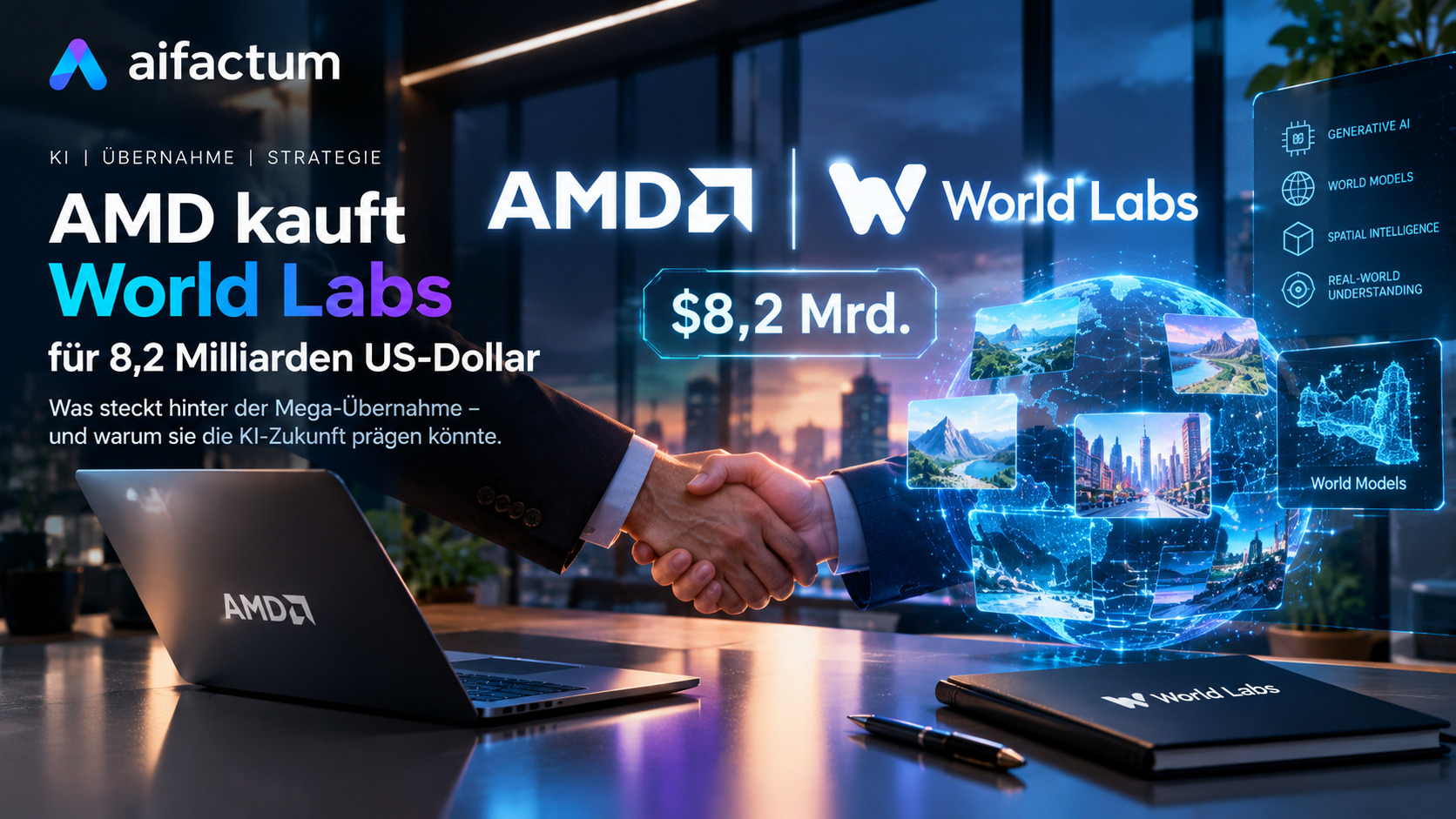 AMD kauft World Labs für 8,2 Milliarden US-Dollar